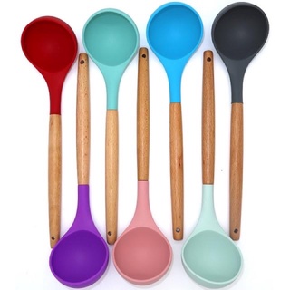 silicone ladle กระบวยตักอาหารซิลิโคน