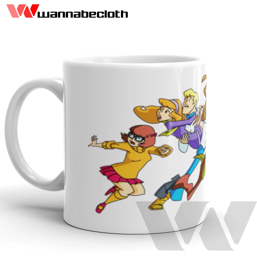 Scooby Doo Mug Scooby Doo Glass แก้วเด็ก Custom Porcelain Mug ของที่ระลึก Scooby Doo v1