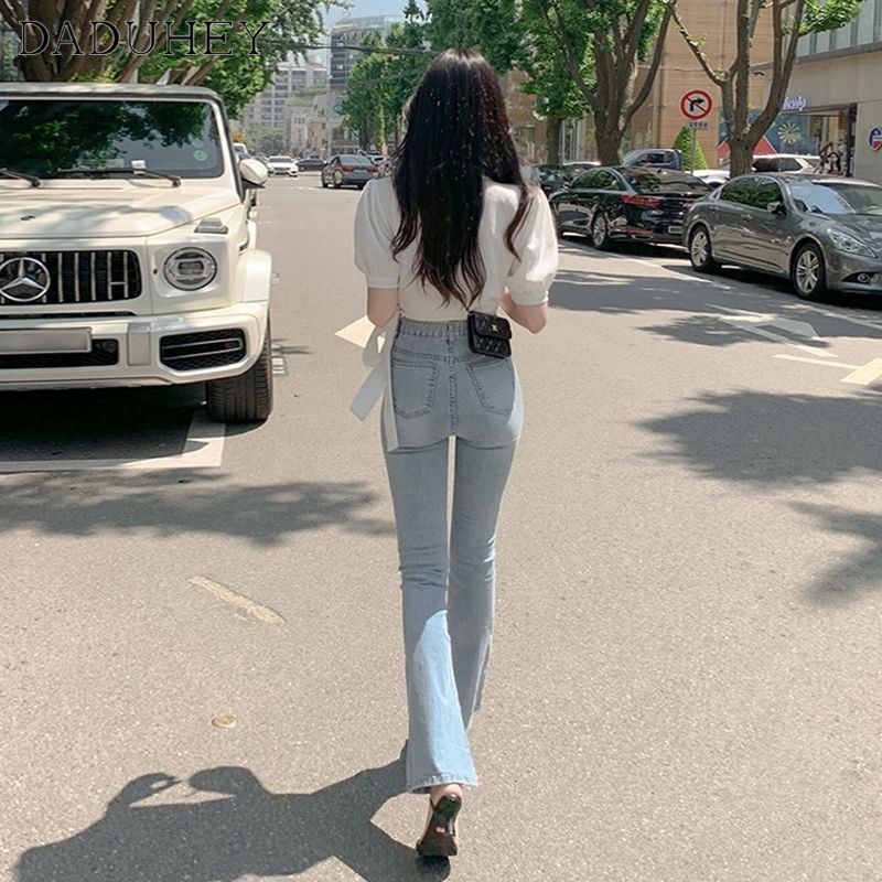 DaDuHey (7 COLORS) Women Bootcut Jeans Pant For women Good quality [Ready Stock] – โปรปัง