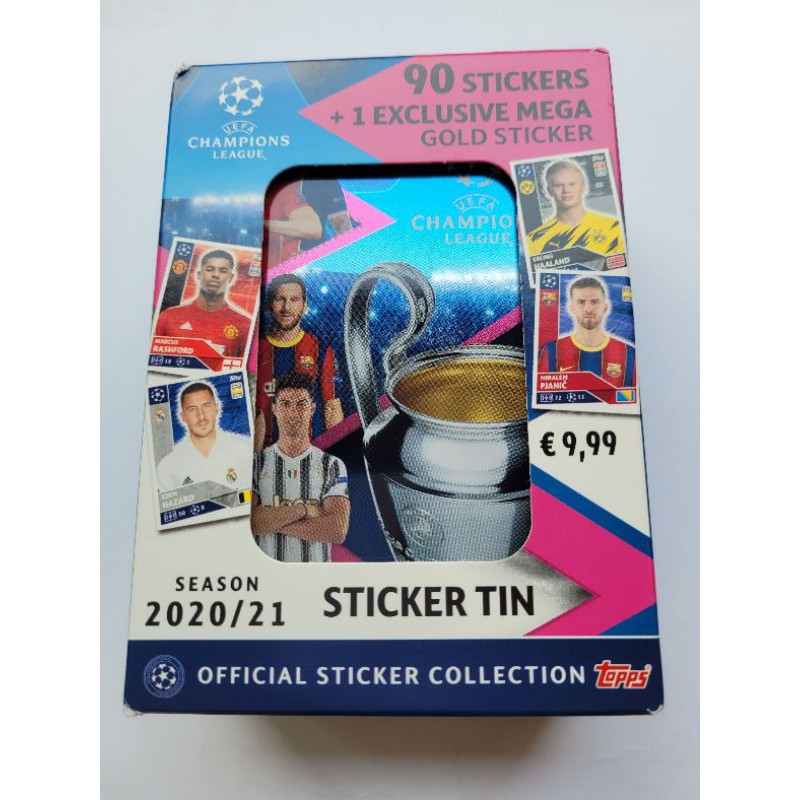 กล่อง Topps สติ๊กเกอร์ UCL 2020/21 (กล่องใหม่ ยังไม่แกะ)