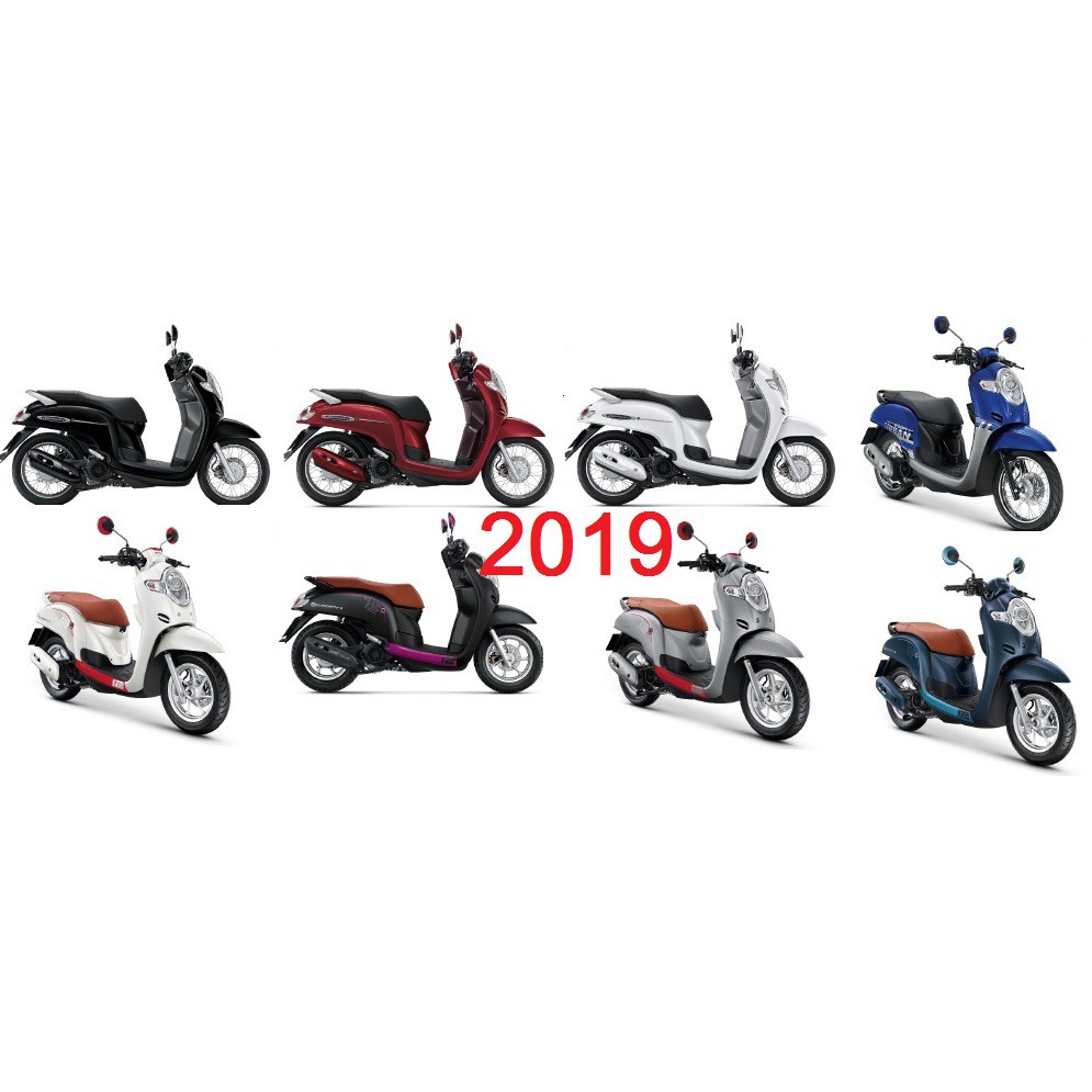 แท้100% ชุดสี Scoopy i ปี 2019 เบิกศูนย์ HONDA เฟรม รถ เปลือกรถ เฟรมscoopy (สติ๊กเกอร์ติดมาจากโรงงาน