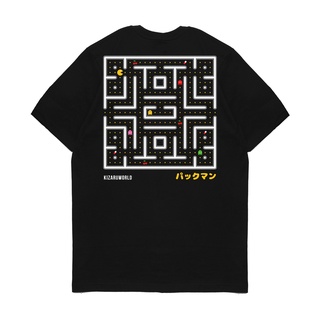 เสื้อยืดผู้ชาย เสื้อยืด พิมพ์ลาย Kizaru Gamer Series PACMAN S-5XL