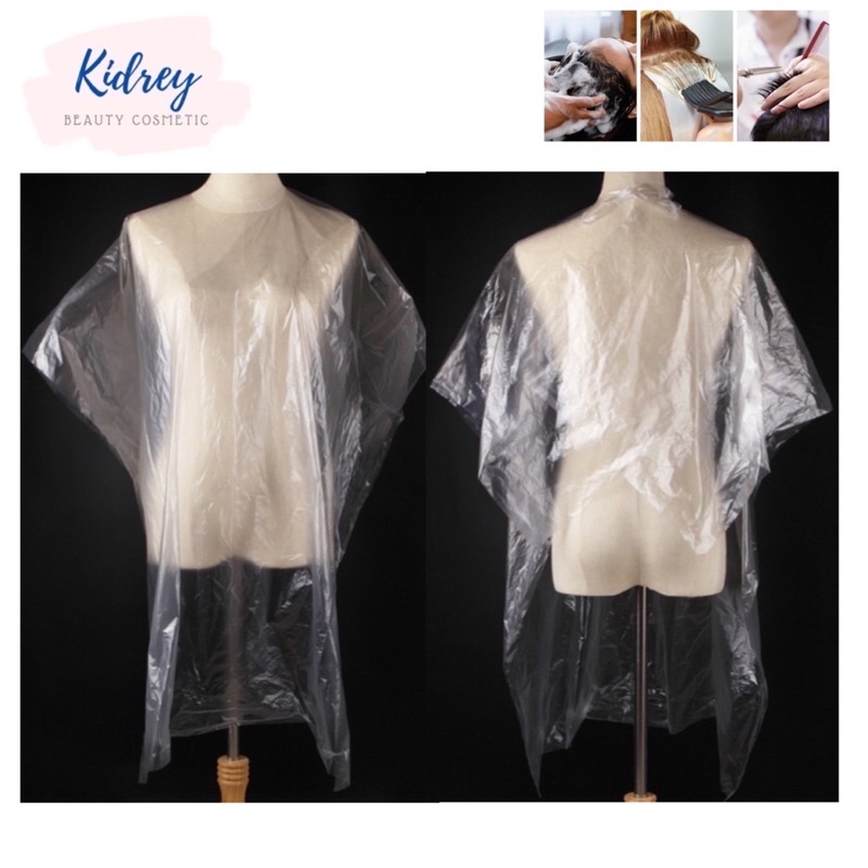 ผ้าคลุมตัดผมแบบใช้แล้วทิ้ง ผ้าคลุมสำหรับดัดผม1ชุดมี50ชิ้น ขนาด130*92 CM.🇹🇭