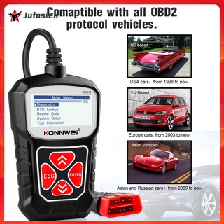 KW310 OBD2 เครื่องมือสแกนเนอร์วินิจฉัยยานยนต์เครื่องมือตรวจสอบการอ่าน