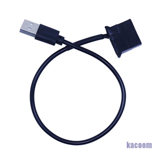 Ka Usb To Molex 4 Pin Pc Computer Cooling Fan 1 ฟุตอะแดปเตอร์สายเคเบิ้ลเชื่อมต่อ