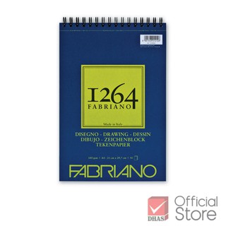 Fabriano สมุด สมุดดรออิ้งริมลวด 180G A4 50 แผ่น จำนวน 1 เล่ม