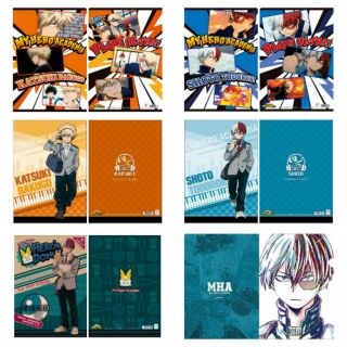 แฟ้ม My Hero Academia Clear File Katsuki Bakugo / Shoto Todoroki (Boku no Hero Academia)