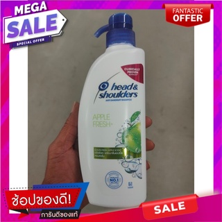 เฮดแอนด์โชว์เดอร์ แชมพูขจัดรังแค สูตรแอปเปิ้ล เฟรช 410 มล. head and shoulder Anti-Dandruff Shampoo Apple Fresh Formula 4