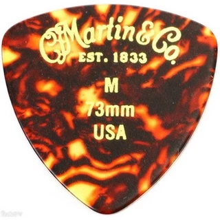ปิ๊กกีตาร์ Martin #2 Guitar Picks Shell ทรงสามเหลี่ยม ลายกระ