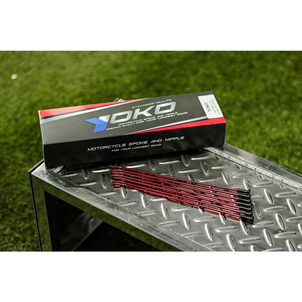 ซี่ลวด (YOKo) หลัง L-R KLX250 MT 8x(173,168)