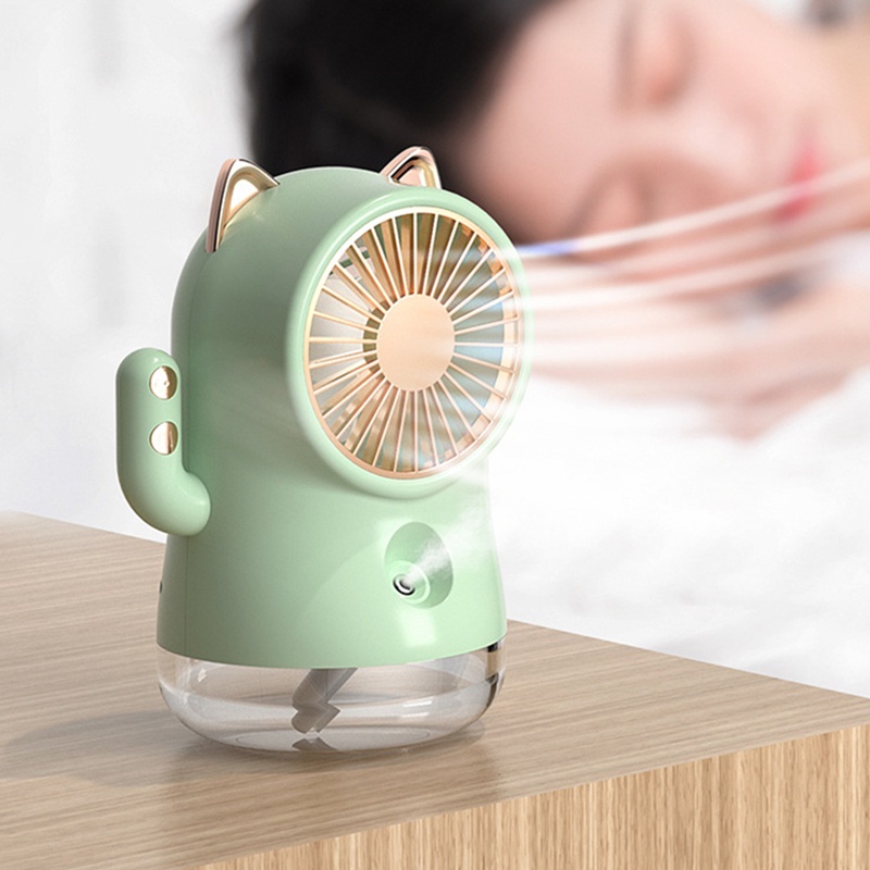 USB Charging Mini Wireless Portable Electric Air Humidifier Fan For ...