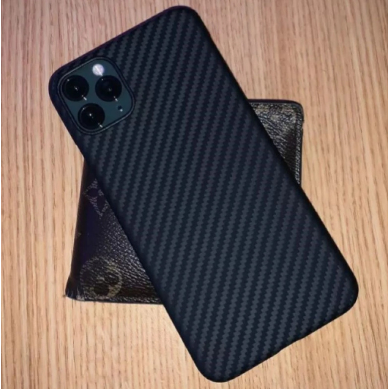 เคสสีดำ ลายเคฟล่า ไอโฟน11โปร (2019) หน้าจอ 5.8นิ้ว  Case Kevlar black in color for iPhone 11Pro (2019) 5.8" black