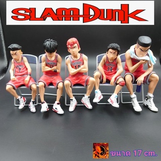 โมเดล Slam dunk สแลมดังก์ บนเก้าอี้ ขนาดใหญ่ 17 cm. งานดี ราคาถูก พร้อมส่ง