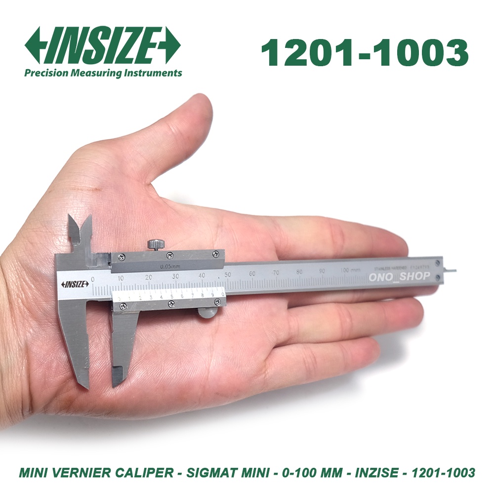 Mini Vernier Caliper - Sigmat Mini - 0-100 mm - Insize - 1201-1003