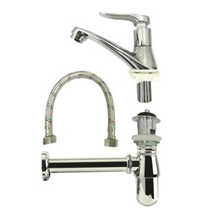 ก๊อกอ่างล้างหน้า ก๊อกอ่างล้างหน้าเดี่ยว SET MOYA MY-8111 ก๊อกน้ำ ห้องน้ำ BASIN FAUCET SET MOYA MY-8111 CHROME