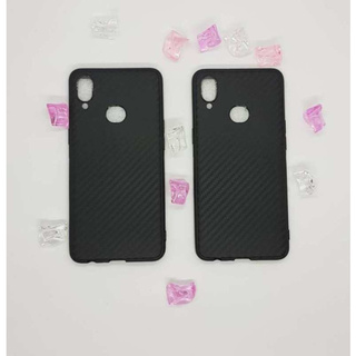 เคสสีดำ ลายเคฟล่า ซัมซุง เอ10เอส (2019) หน้าจอ 6.2นิ้ว Case Kevlar black in color for Samsung Galaxy A10S (2019) 6.2"