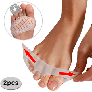 [DFY] 1 Pair Toe Pads Soft Silicone Gel Shock Anti Forefoot Pad Toe Separator Metatarsal Correction Foot Care Shoes Cushion