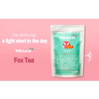 Teatreat Fox Sliming Tea 20T (ถุงชา) 30 กรัม / ชาไดเอท / ดีท็อกซ์ / ซีโร่แคลอรี่ / ถั่วแดง 70%, ฟักทอง 30% / ผลิตในเกาหลี