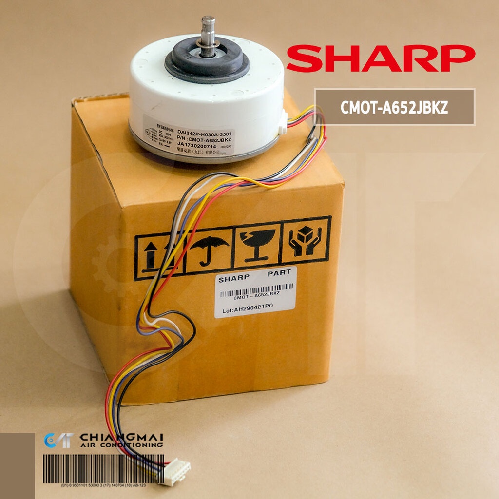 CMOT-A652JBKZ มอเตอร์แอร์ SHARP มอเตอร์คอยล์เย็น แอร์ชาร์ป 30W. รุ่น AH-GX18, AH-GX24 อะไหล่แอร์ ของ