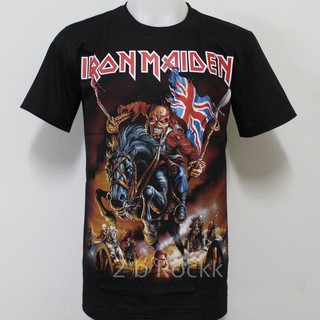 เสื้อวง IRON MAIDEN เสื้อยืด เสื้อ ไอเอิร์นเมเดน SI210 Size ยุโรป