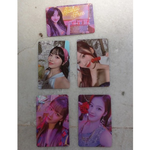 TWICE OFFICIAL PHOTOCARD TASTE OF LOVE ALBUM LOOSE SET SANA JIHYO JEONGYEON MOMO