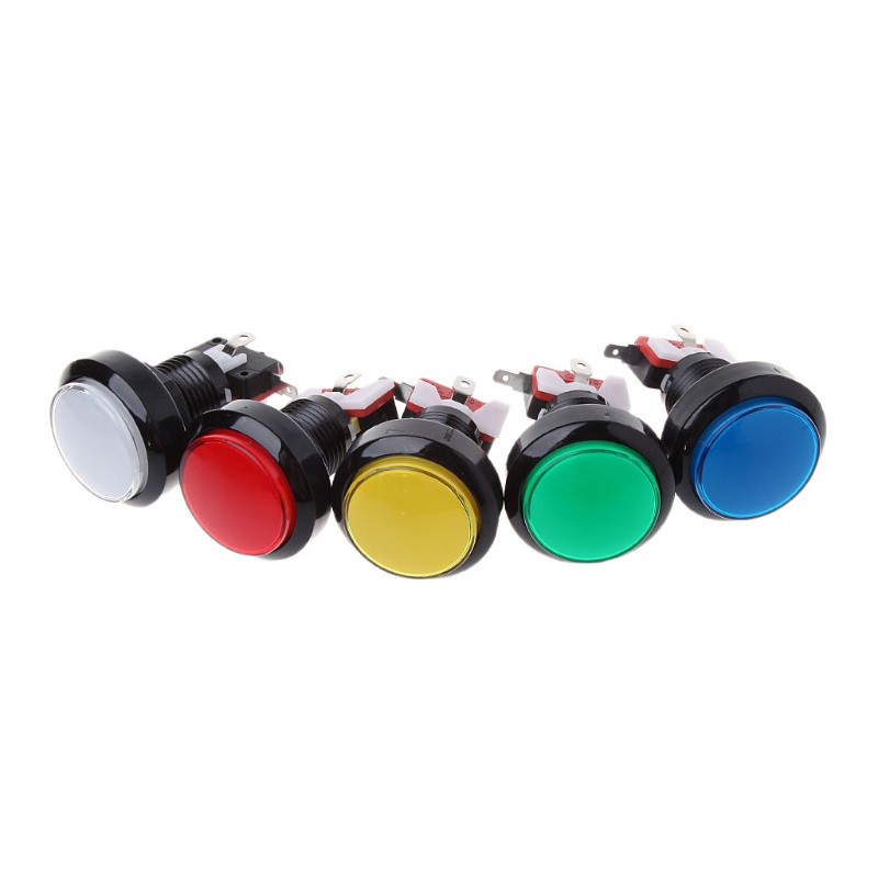 Bettingyou ใหม่ ปุ่มกดไมโครสวิตช์ไฟ LED 12V 45 มม.