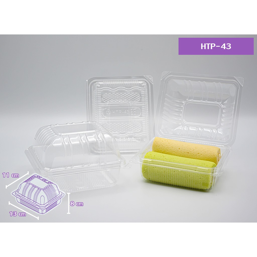 HTP-43] กล่องใส OPS ทรงเหลี่ยม ขนาด 11 x 13 x 8 ซม. (บรรจุ 50 ใบ/แพ็ค) |  Shopee Thailand