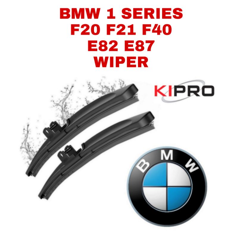 KIPRO ที่ปัดน้ําฝนซิลิโคน - BMW 1 Series - F20 F21 F40 E82 E87