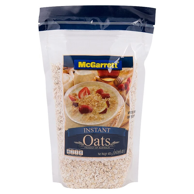 แม็กกาแรต เกล็ดข้าวโอ๊ตอบชนิดละเอียด 400 กรัม - Instant Oats 400g McGarrett brand