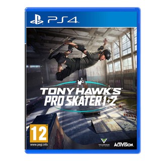 Playstation: แผ่นเกม Tony Hawks Pro Skater 1+2 (UK ENG) - PS4 สินค้าพร้อมส่ง