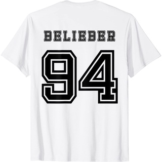 เสื้อยืดโอเวอร์ไซส์Belieber 94 Jersey เสื้อยืด สําหรับผู้ใหญ่ ผู้ชาย ผู้หญิงS-3XL