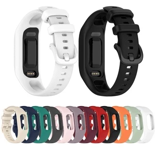 สายนาฬิกาข้อมือ ซิลิโคนนิ่ม พร้อมเคส สําหรับ Garmin Vivosmart 5 Smart5