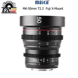 Lens MEIKE 50mm T2.2 Manual Focus Cinema Lens for Fuji X-Mount