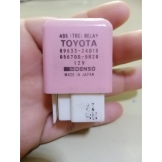 รีเลย์โตโยต้า​ RELAY​ TOYOYA​ ABS(TRC)​ 89633-24010 12V 4 ขา มืิอสองญี่ปุ่น