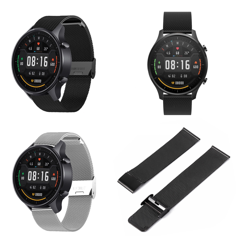 สายนาฬิกาข้อมือโลหะ 22 มม . สําหรับ Xiaomi Mi Watch 2020 Smart Watch