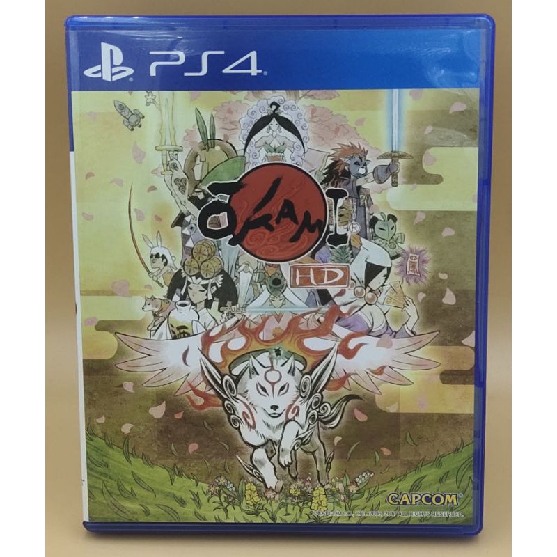 (มือสอง) มือ2 เกม ps4 : Okami HD โซน3 แผ่นสวย