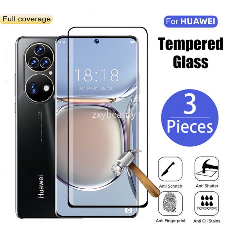 ฟิล์มกระจกนิรภัยกันรอยหน้าจอ ขอบโค้ง สําหรับ HUAWEI P50 Pro P40Pro P40Pro+ P30Pro P40 Pro P50Pro P30
