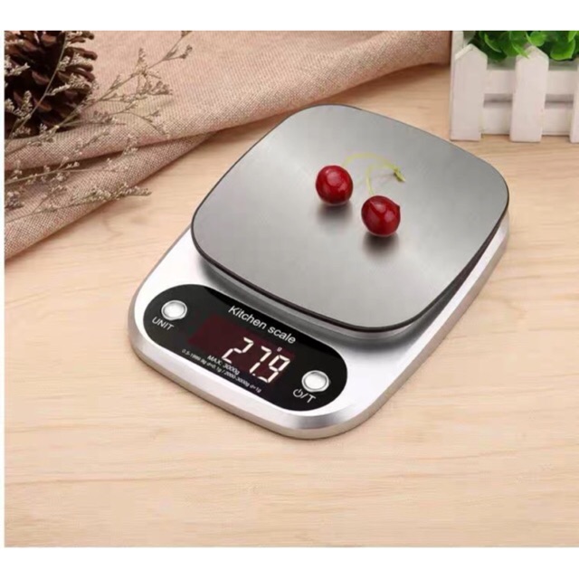 เครื่องชั่ง ตาชั่ง ดิจิตอล 10 kg แป้นสแตนเลส กิโล อุปกรณ์ เบเกอรี่