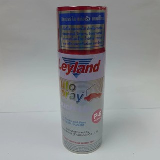 Leyland auto spray สีสเปรย์ใส สีแดง (P-6) YAMAHA แคนดี้โทน เนื้อสีใส