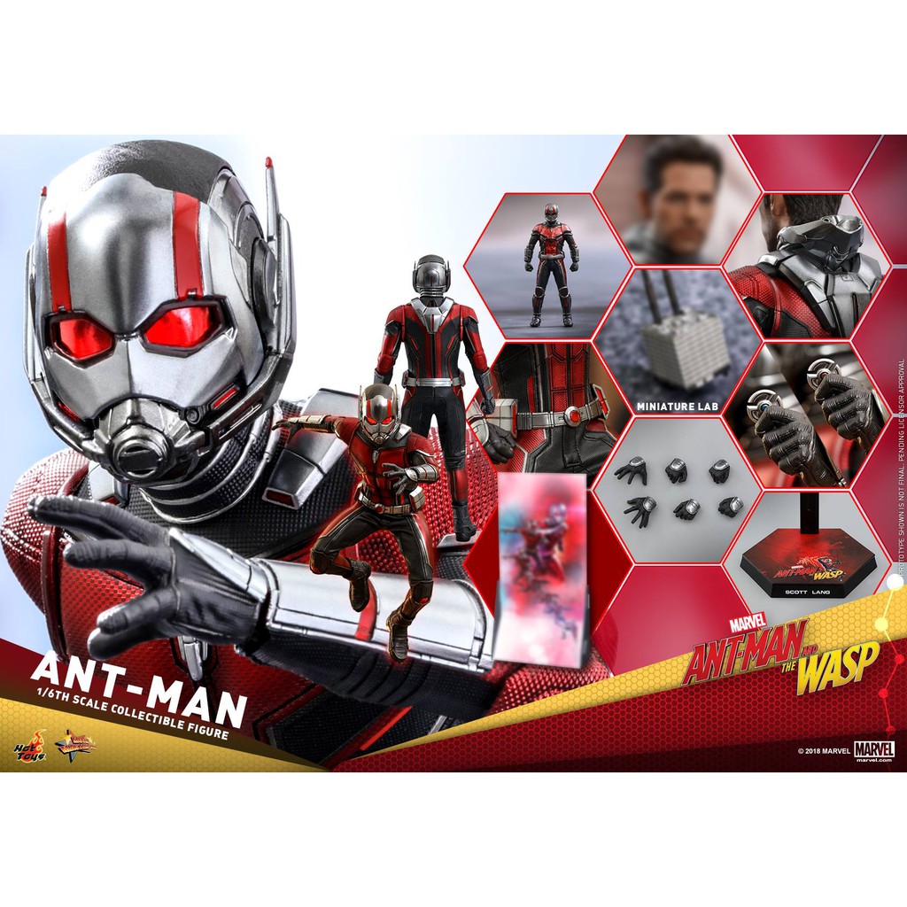 พร้อมส่ง 📦 Hot Toys MMS497 ANT-MAN AND THE WASP - ANT-MAN