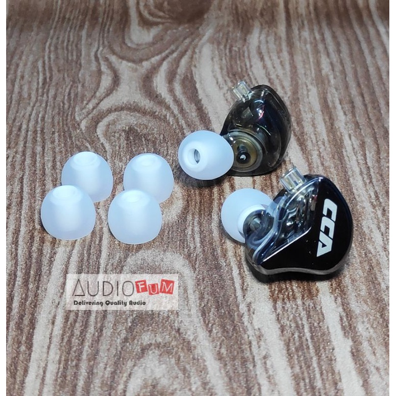 CCA CRA Eartips White Silicone (คู่)