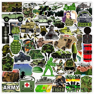 ❉ Military Enthusiast Series 02 สติ๊กเกอร์ ❉ 50Pcs/Set Fans Collection DIY Fashion Waterproof Doodle Decals สติ๊กเกอร์