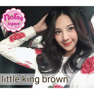 Little King Brown/สีน้ำตาล [สายตาสั้น -0.00 ถึง -10.00] Size Mini (S) ขนาดเล็ก / คอนแทคเลนส์  / ยี่ห้อ PrettyDoll