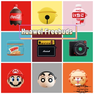 เคสซิลิโคนลายการ์ตูนมาริโอ้ 3 D สําหรับ Huawei Freebuds 4I / Freebuds Pro / Freebuds3