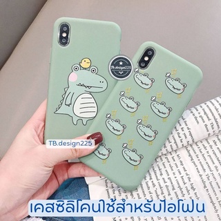 🐊-พร้อมส่งในไทย-เคสซิลิโคน สกรีนลายน้องเข้ TPU นิ่ม ใช้สำหรับIPทุกรุ่น#402 🐊