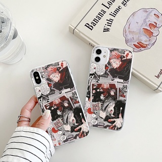 Itadori Yuji เคสไอโฟน 13 8พลัส iPhone 13 12 11 pro max เคส se2020 7 14 8 7plus 8plus Xr Xs X max Gojo Satoru case นิ่ม