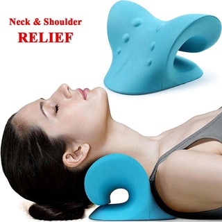 Relaxer For Neck And Shoulder Cervical Traction Device For Pain Relief Pillow Home Office Lunch Break Pillow