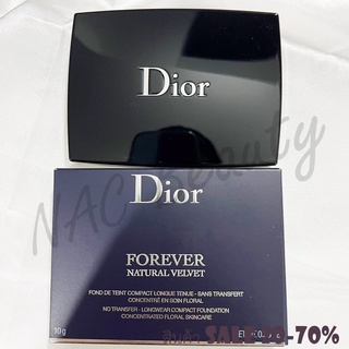 ป้ายไทย_ของแท้100%_Dior Forever Natural Velvet Compact Foundation 10g