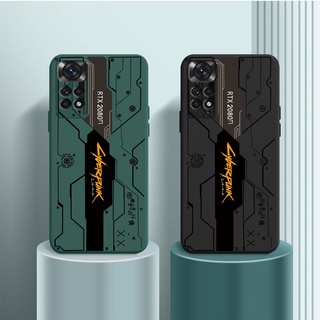 เคสซิลิโคนนิ่ม ลาย Cyberpunk สําหรับ Xiaomi Redmi Note 11/4G 5G 11S Note 11 Pro +