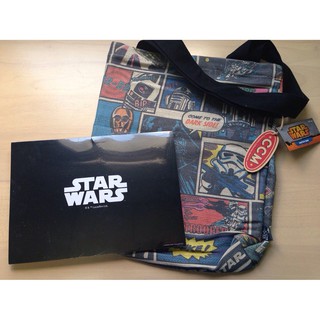 (โค้ดINCSM4Lขั้นต่ำ49ลด20) กระเป๋าหูหิ้ว A4 COMIC STAR WARS DISNEY CSTWB110244